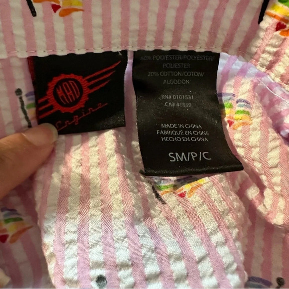 Mad Engine Target Collab Unisex LGBTQ Pride Rainbow Flag Pink Romper Sma… - Picture 8 of 8